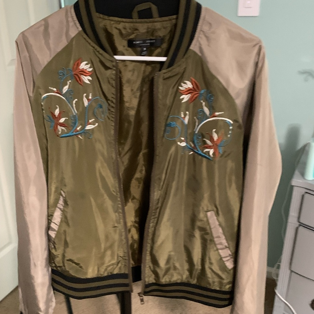 Gorgeous embroidered letterman jacket!!